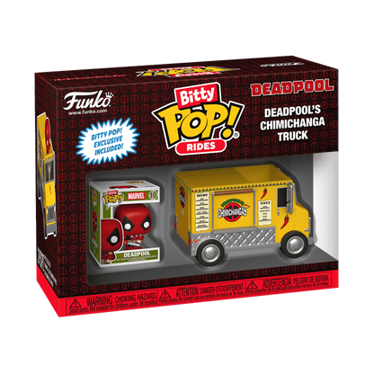 Bitty Pop! Rides Deadpool with Chimichanga Truck