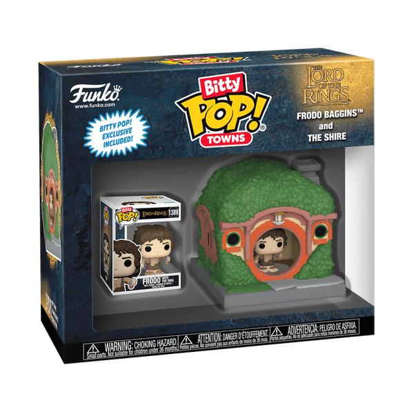 Funko Bitty Pop! Towns Frodon Sacquet et la Comté – Le Seigneur Des Anneaux