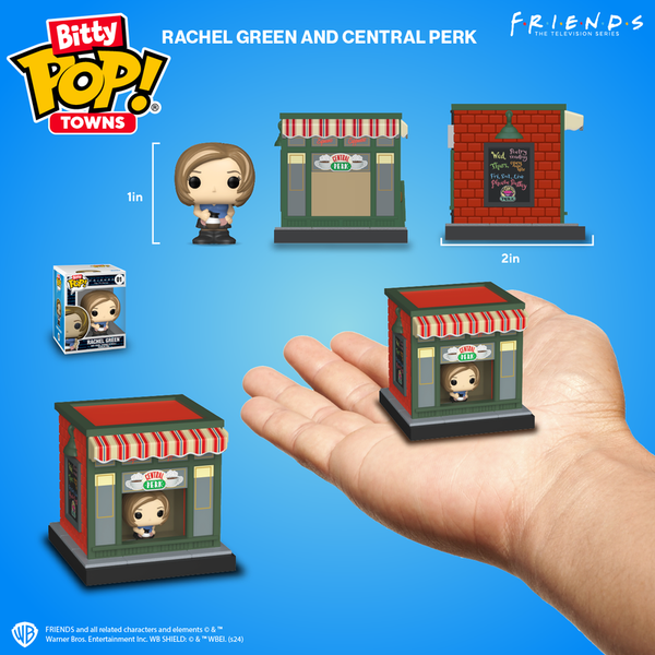 Funko Bitty Pop! Towns Rachel Green and Central Perk – Friends