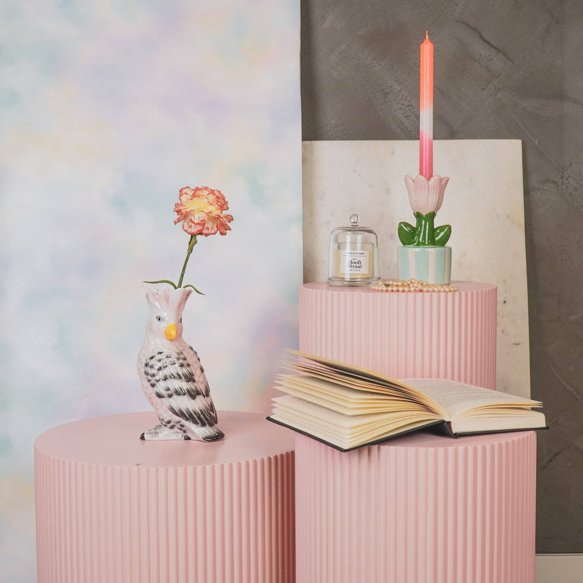 Cockatoo Vase
