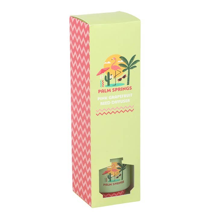 Diffuseur à roseaux Palm Springs Pamplemousse rose