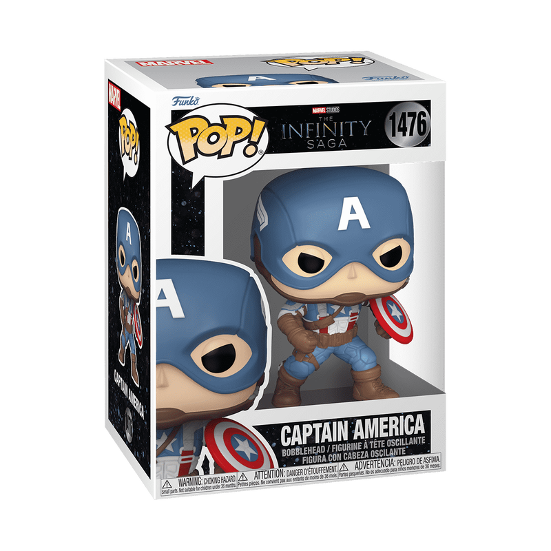 Pop! Capitan America con l'elmo (Il primo Vendicatore)