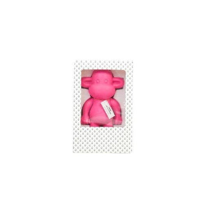 Ornement - Figurine Singe 'La Légende' - Résine de poly - Rose - 20,5x13,5x35cm