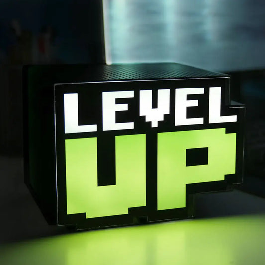 Level Up Lamp with Sound, Retro Style Game