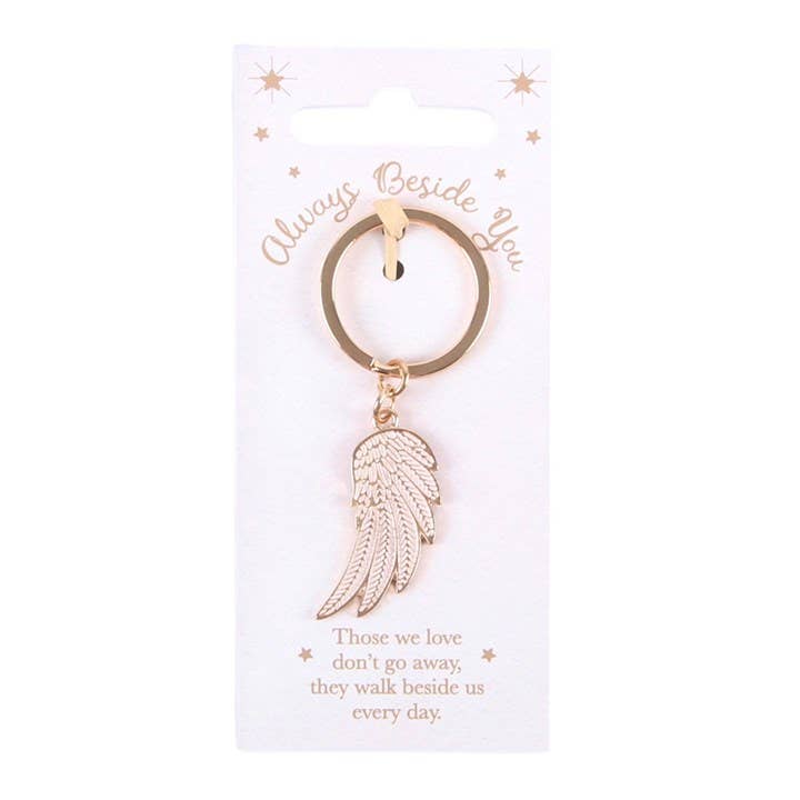 Porte-clés aile d'ange personnalisé