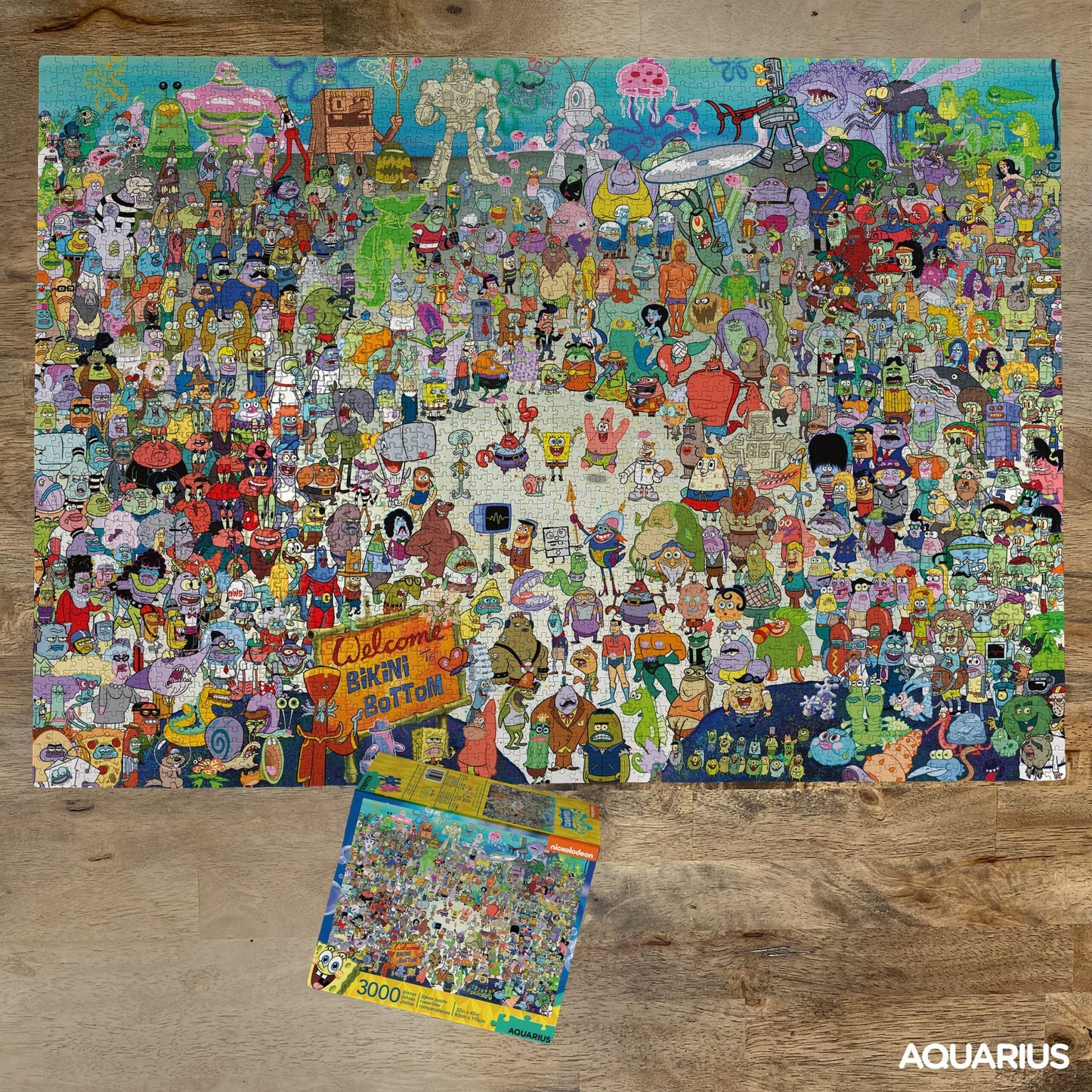 Sponge Bob Puzzle - Bikini Bottom 3000p
