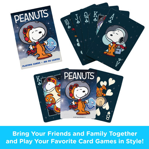 Jeu de cartes Snoopy in Space