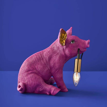 Pink Pig Table Lamp