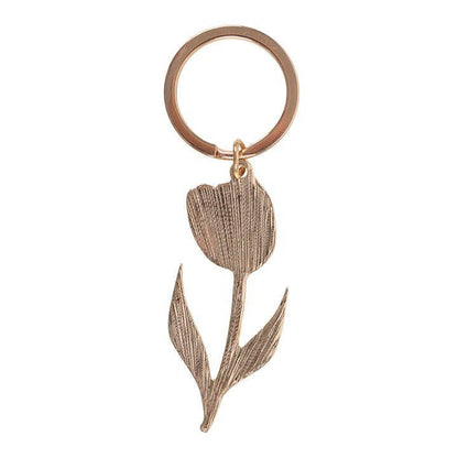 Pink Tulip Keychain