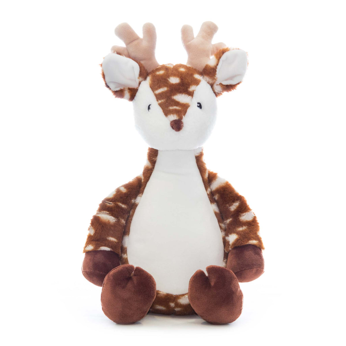 Peluche Faon Snowflake à Rembourrage Amovible