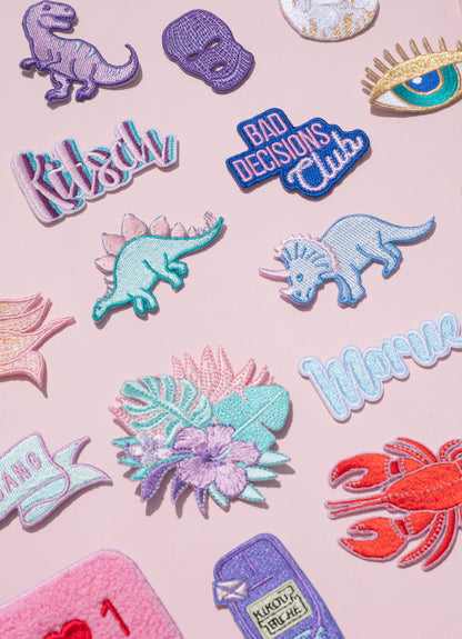 Lobster iron-on patch