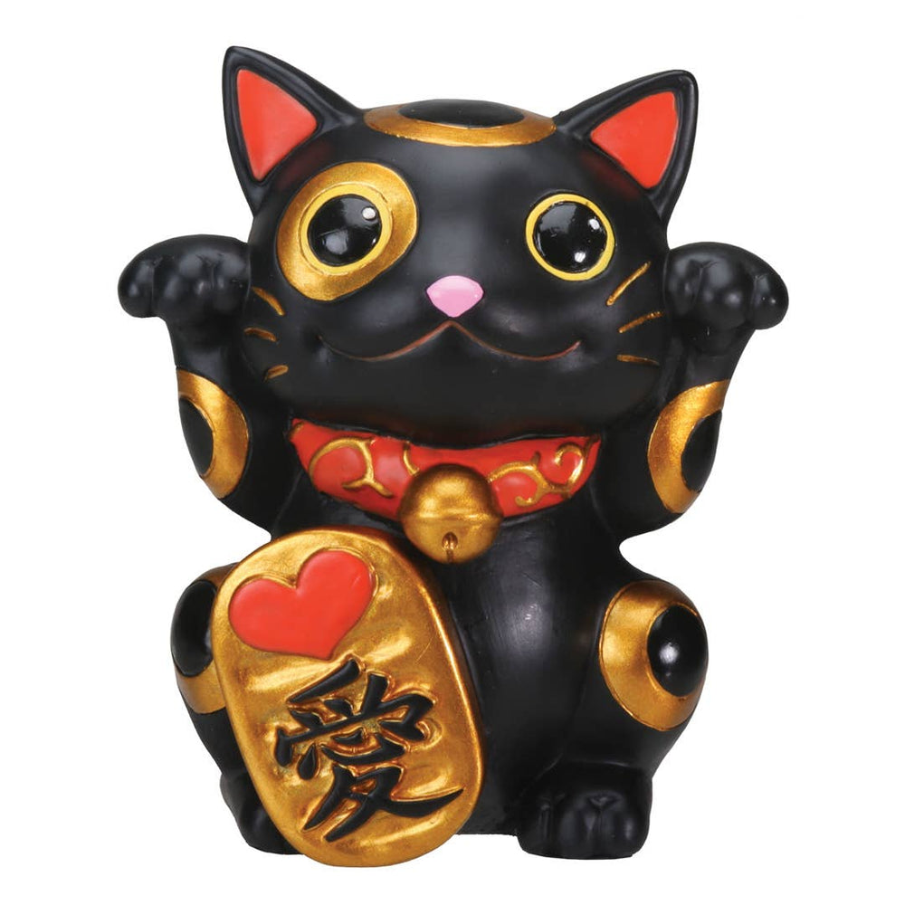 Figurine Chat Chanceux Noir