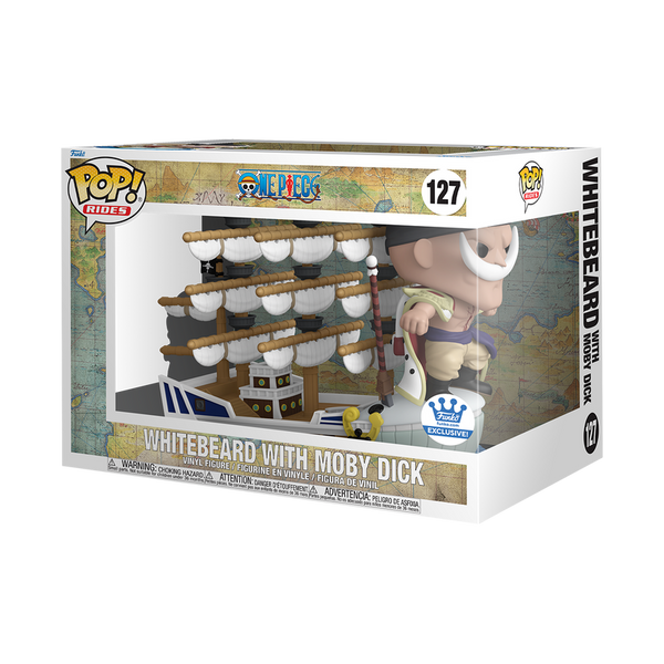 Funko Pop! Rides Deluxe Barbe Blanche avec Moby Dick – One Piece
