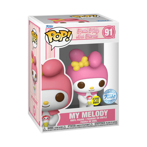 pop my melody with ice cream glow 91