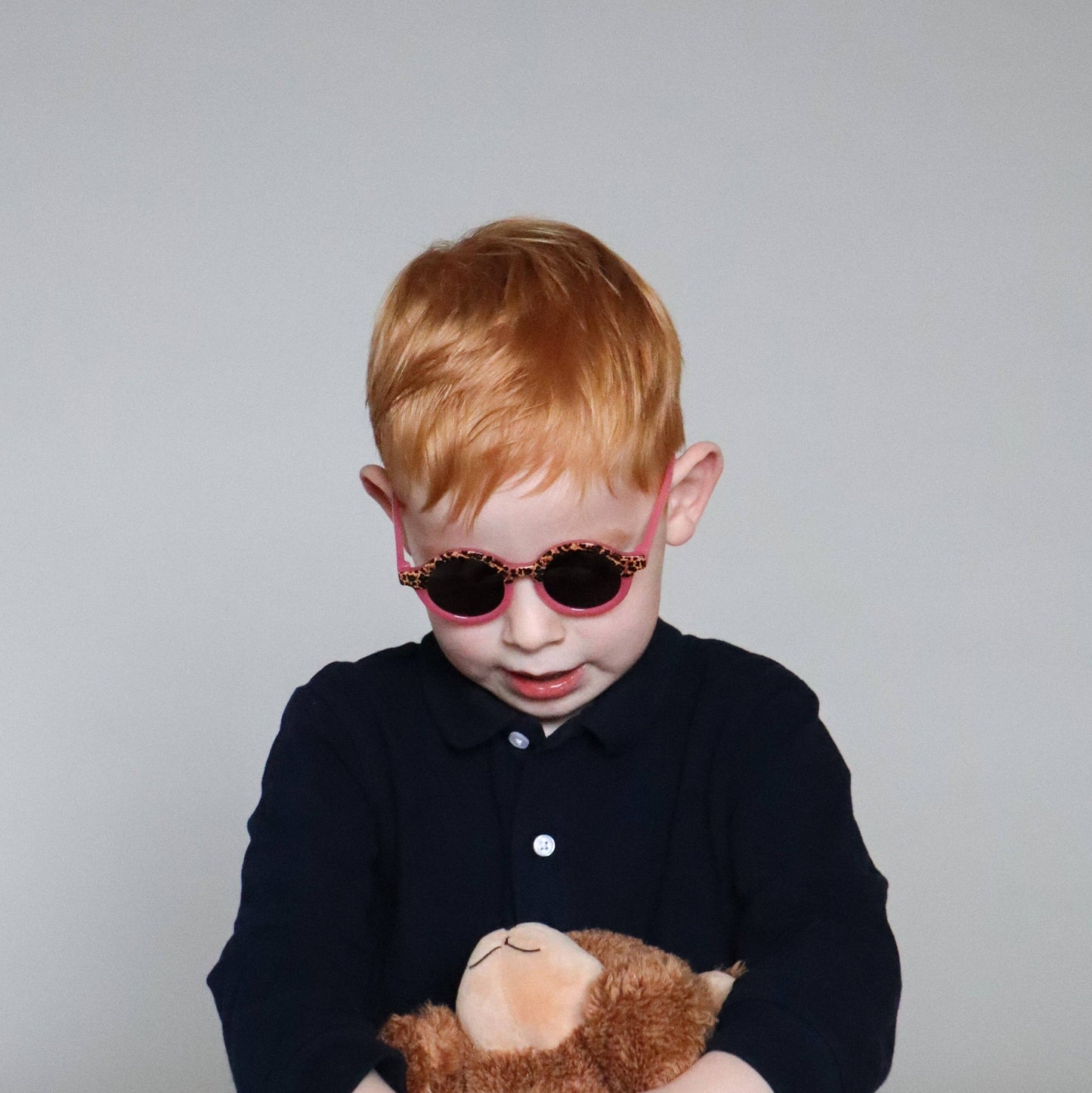 Lunettes de Soleil Bébé - CAT 4 - Léopard Transparent