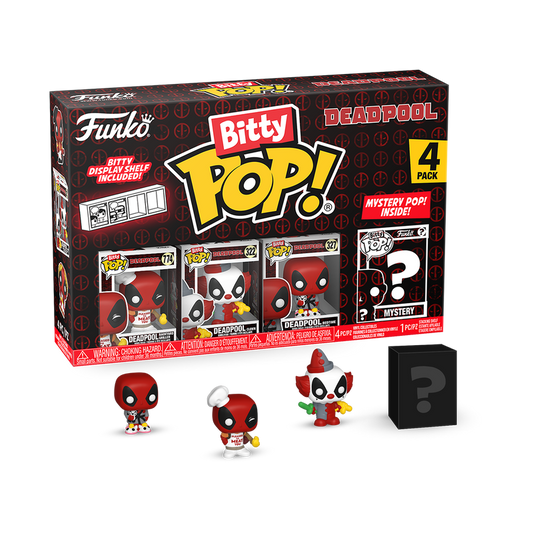 Bitty Pop! Deadpool 4-Pack Series 1