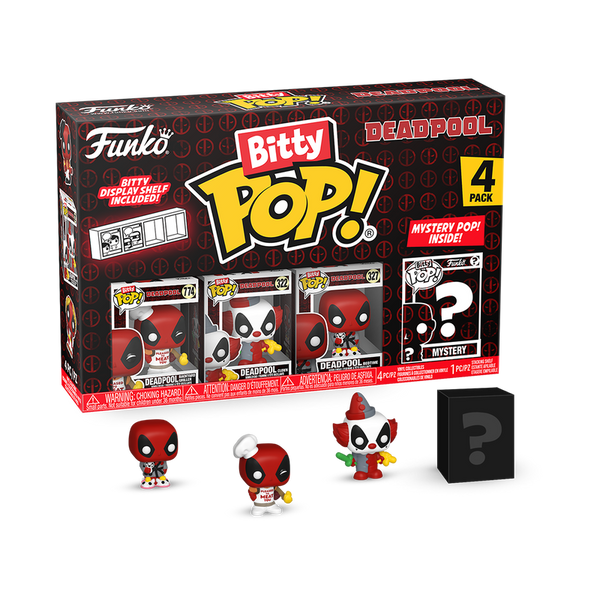 Funko Bitty Pop! Deadpool 4-Pack Series 1