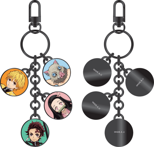 Porte-clés multi-breloques Demon Slayer