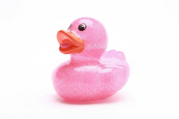 Mini Glitter Duck - pink