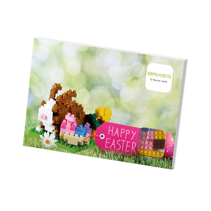BRIXIES Easter Bunny Postcard