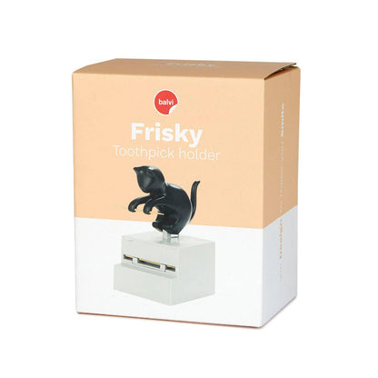 Frisky toothpick holder