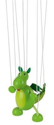 Marionnette: DINOSAURE 16cm, bois, 3+