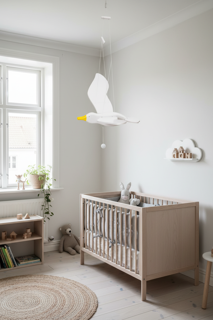 Flying Seagull Ceiling Light
