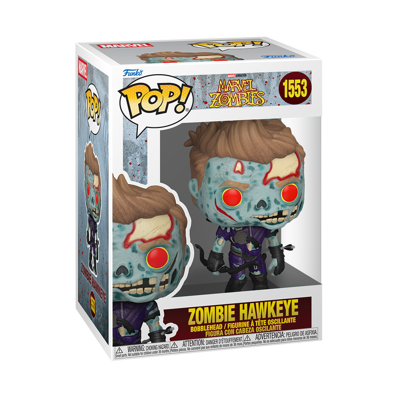 Pop! Zombie Hawkeye #1553 - vue officielle Funko