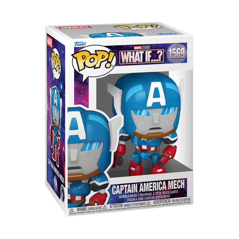 Figurine Funko Pop! Captain America Mech – vue alternative