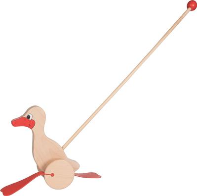 Animal à pousser: CANARD H21cm, manche L60cm, 1+