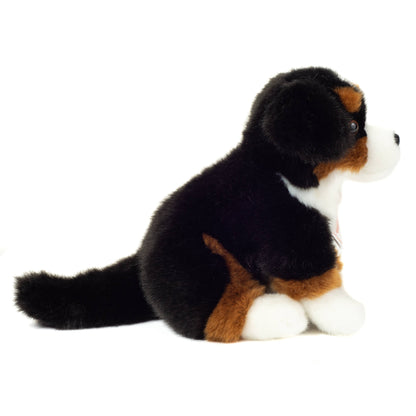 Sitting Bernese Mountain Dog Plush Toy