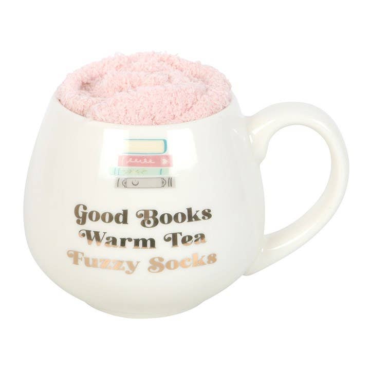 "Good Books" Mug and Socks Set