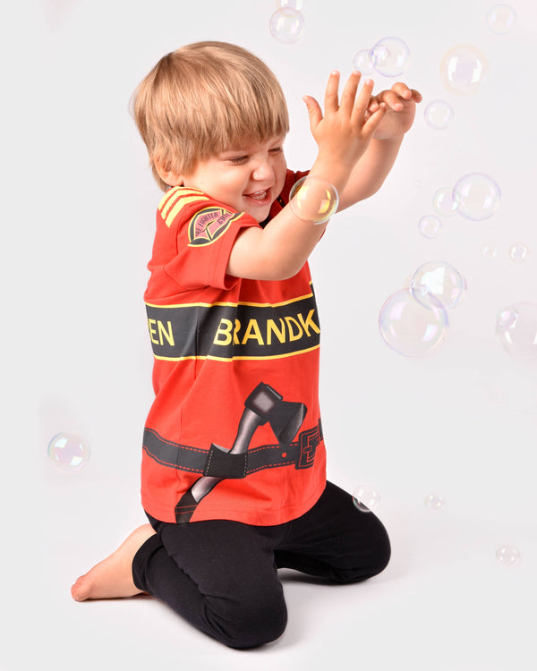 Organic cotton Fire-Fighter T-shirt 98-104 cm