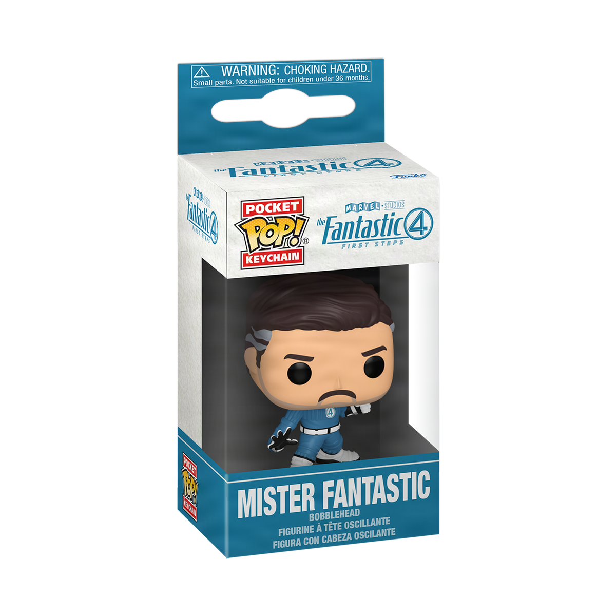Funko Pop! Keychain Mister Fantastic Fantastic Four First Steps - vue officielle 1
