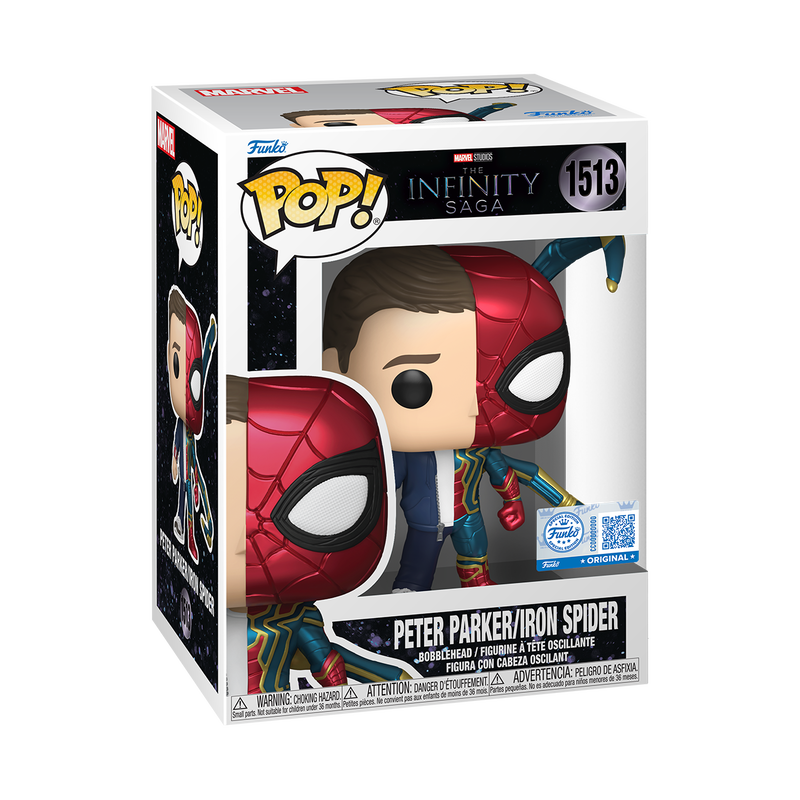 Pop! Peter Parker/Iron Spider (The Infinity Saga) #1513 - vue officielle Funko