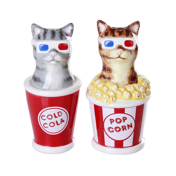 Salière et poivrière Chats au Cinema