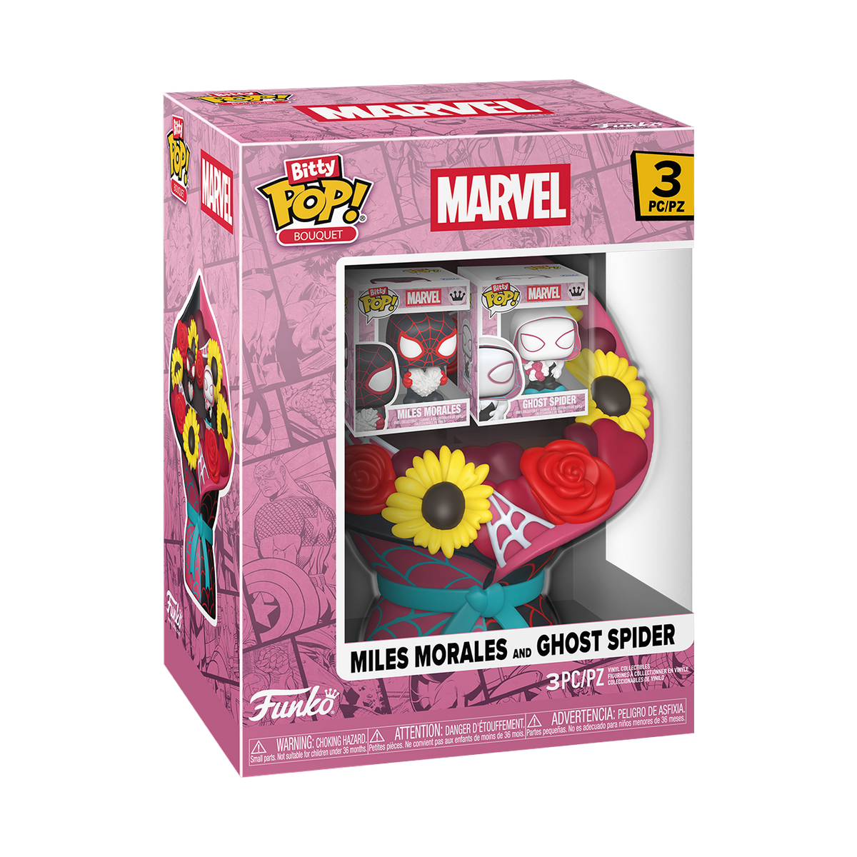 Bitty Pop! Bouquet Miles Morales & Ghost-Spider – duo officiel Funko