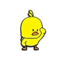 Pins Ente Debout