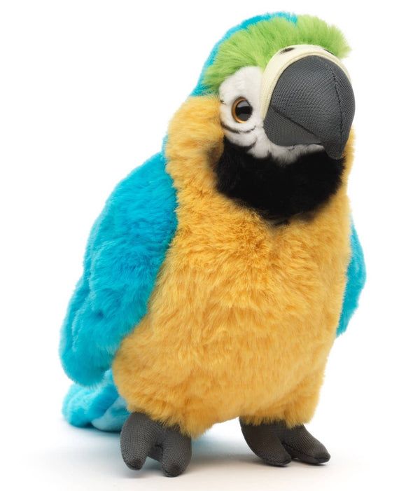 Peluche Perroquet Ara - Bleu Uni Toys