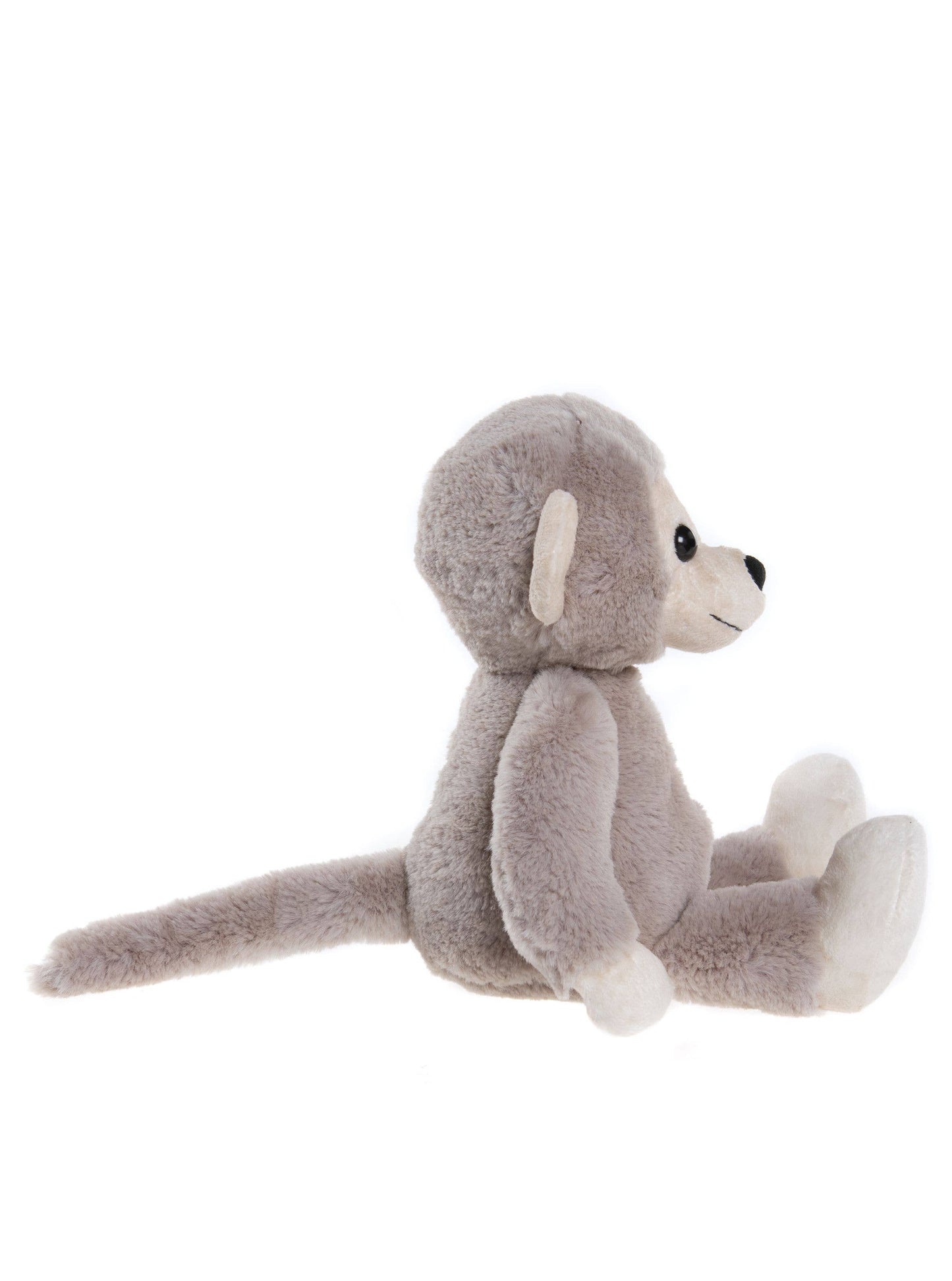Bear & Me Naughty Monkey Pebble Gray Plush Toy