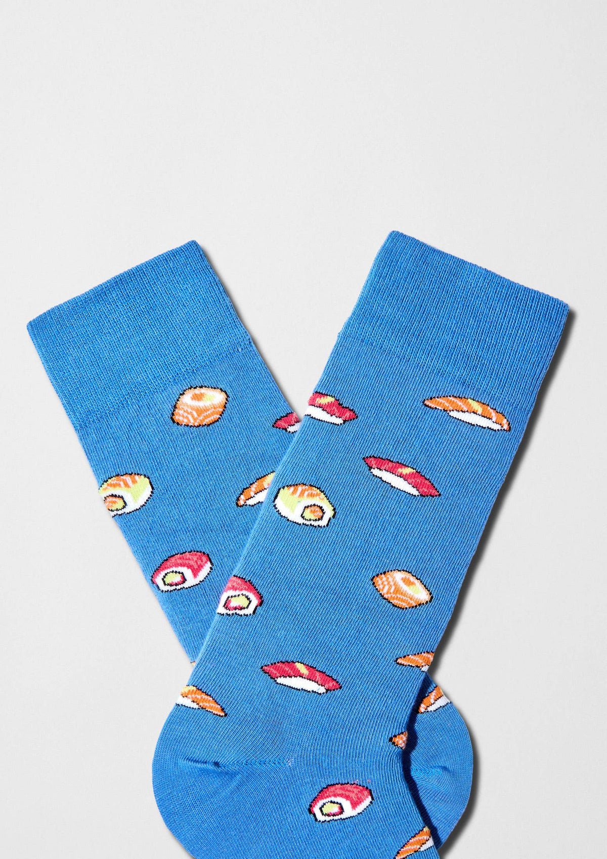 BeJapan Sushi - Chaussettes 100 % coton biologique: Bleu / 36/40