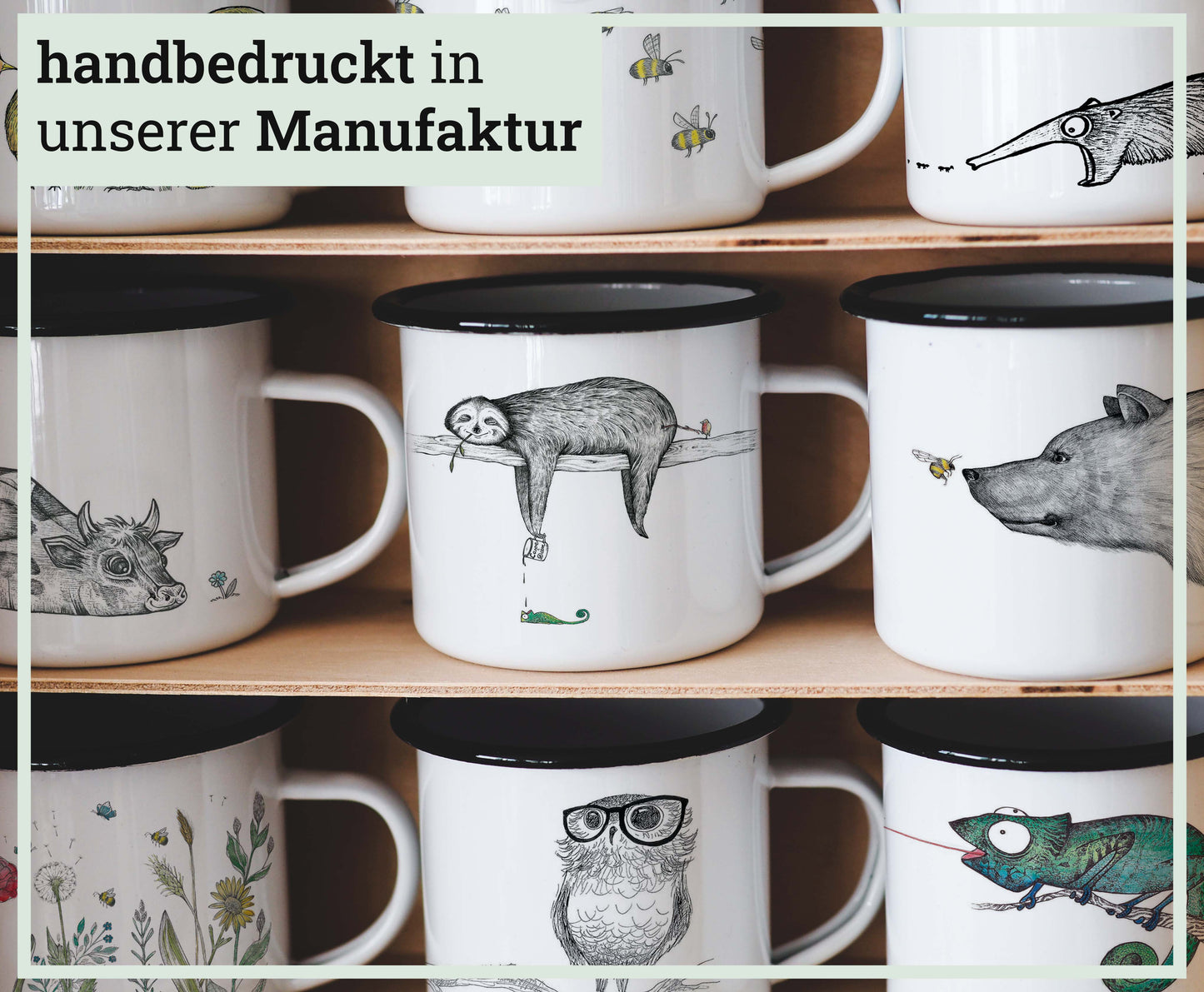 Enamel mug – Lobster