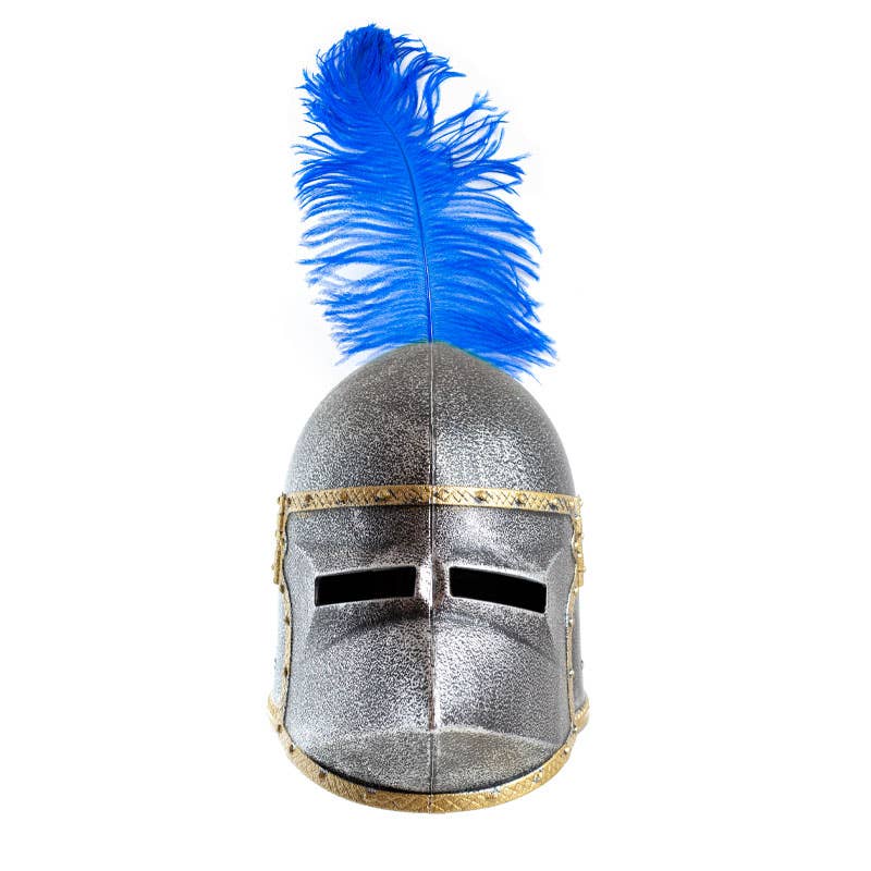 Casco con faccia da cane + piuma