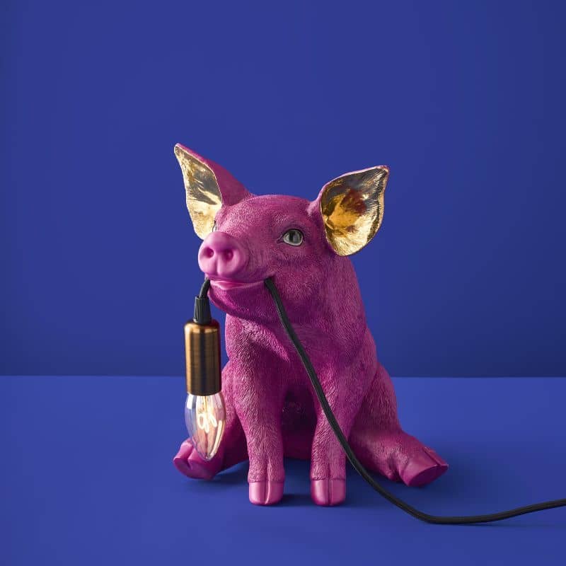 Pink Pig Table Lamp