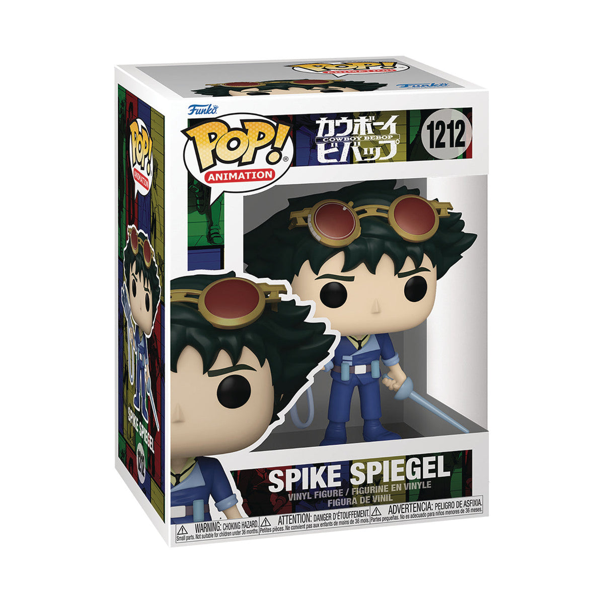 Spike Spiegel con arma e spada