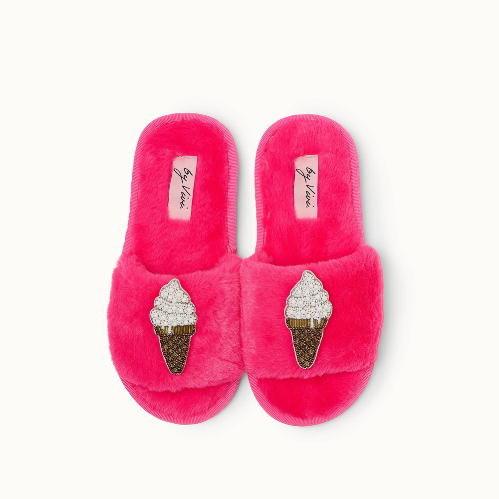 Paire de Broches pour Chaussons - Glace