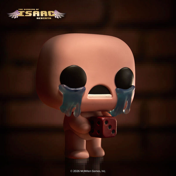 Funko Pop! Isaac with D6 – The Binding of Isaac