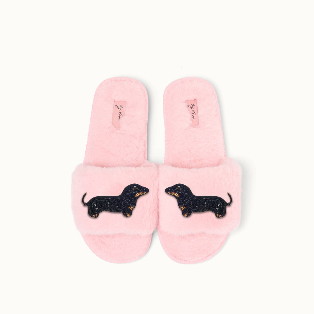 Paire de Broches pour Chaussons - Teckel