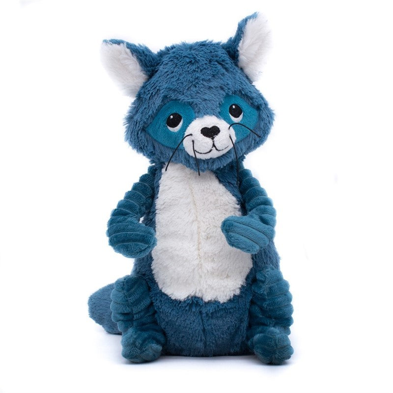 Peluche raton laveur Netoitou bleu – Les Ptipotos