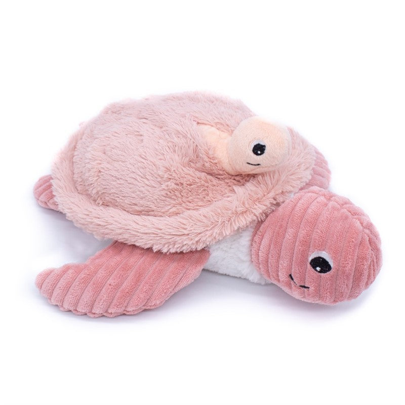 Peluche tortue Sauvenou maman et son bébé rose – Les Ptipotos